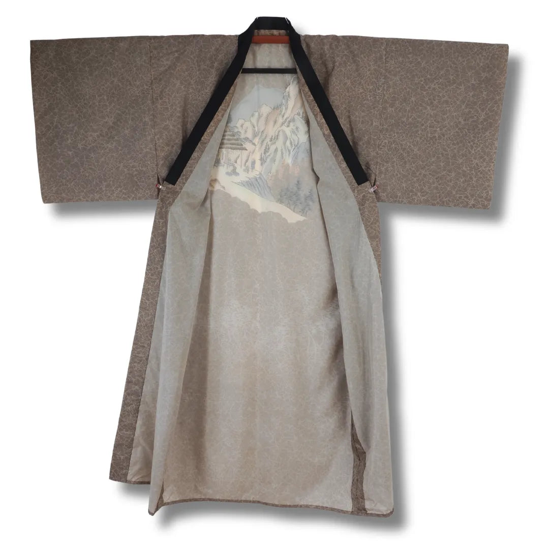 Innenansicht des traditionellen japanischen Herren Juban, geöffnet
