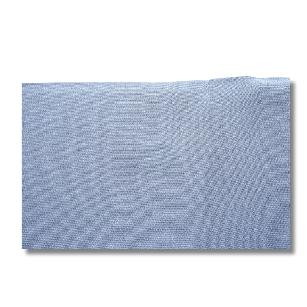 Vintage Herren Juban blaugrau mit Hauslandschaft
