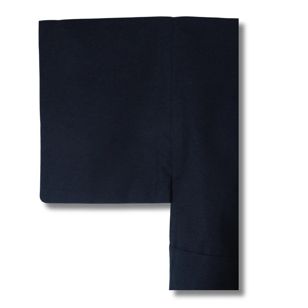 Ärmelansicht des dunkelblauen Herren Kimono aus Japan