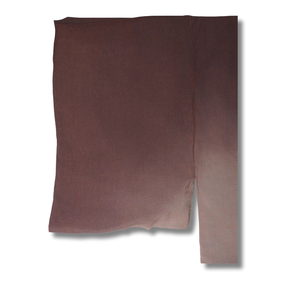 Vintage Herren Juban dunkelrotviolett mit Tempelmotiv