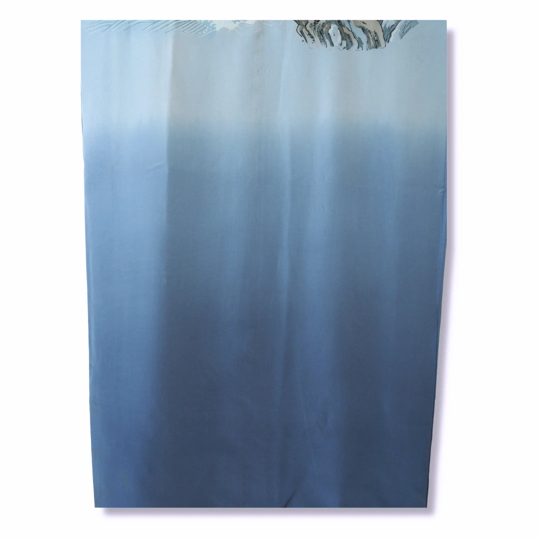Vintage Herren Juban hellblau