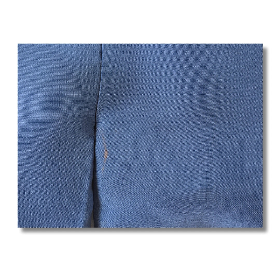 Vintage Herren Juban Hellblau mit Landschaftsmotiv