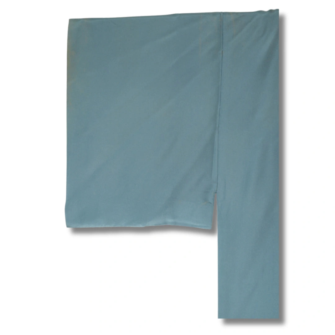 Vintage Herren Juban hellblau Schriftrolle