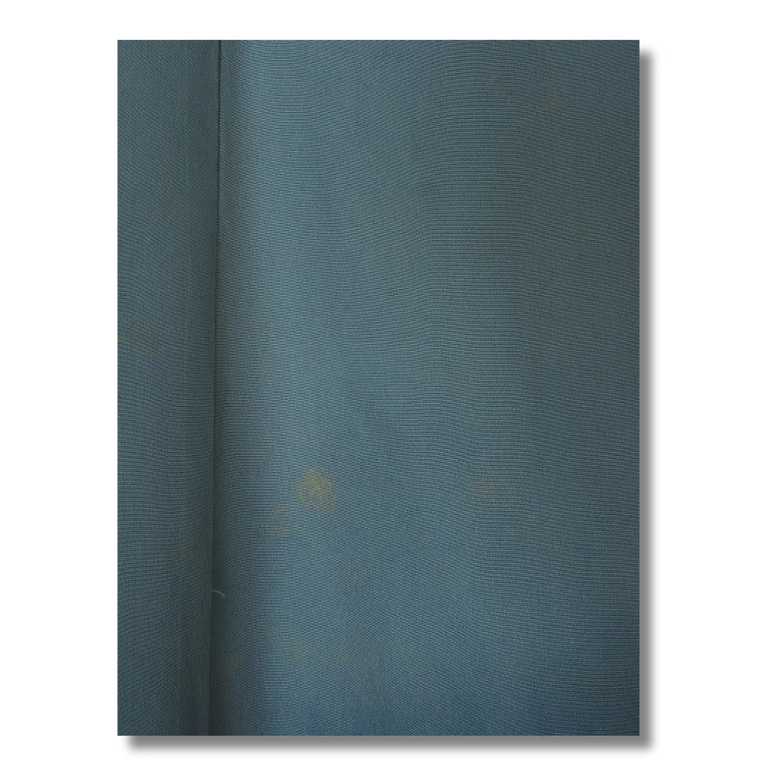 Vintage Herren Juban hellblau Schriftrolle