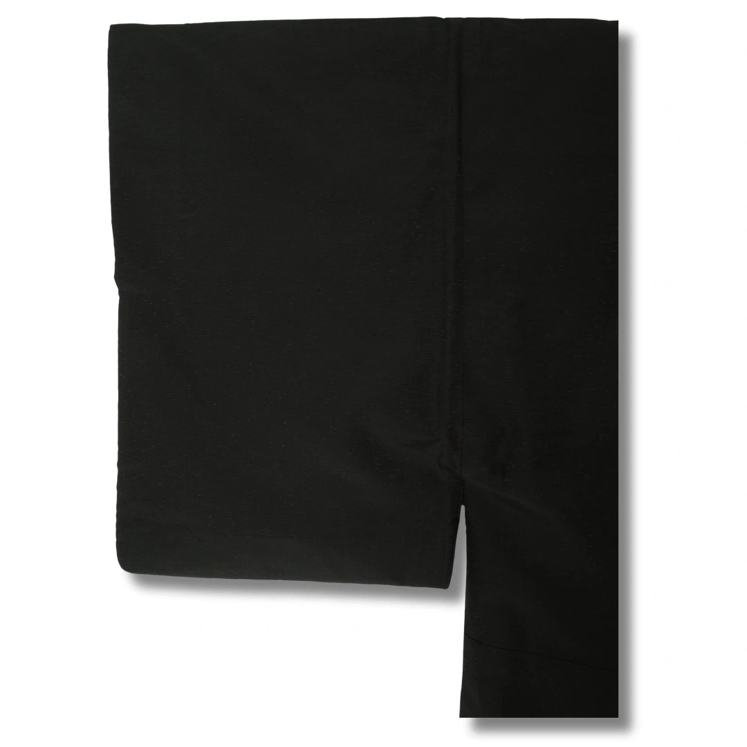 Vintage Herren Kimono – Schwarz mit blauem Innenfutter