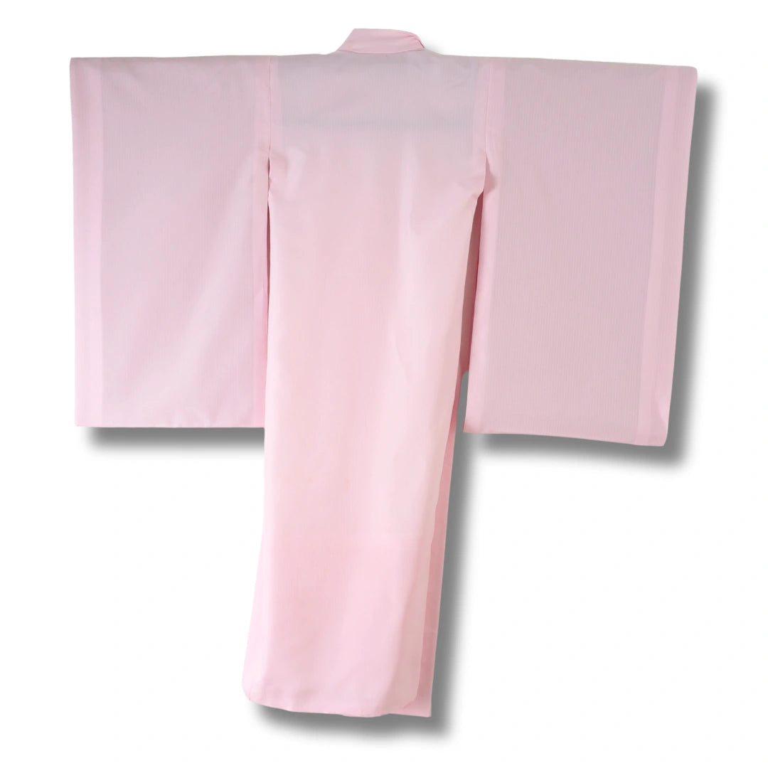 Vintage Kinder-Juban Rosa mit Streifenmuster (Größe 128–140)