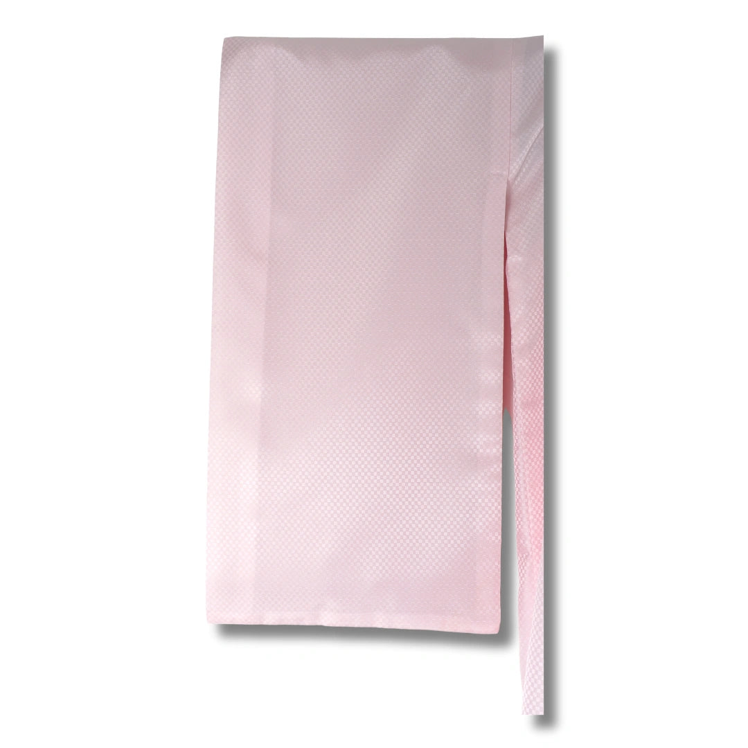 Vintage Kinder-Juban Rosa mit feinem Quadratmuster (Größe 128–140)