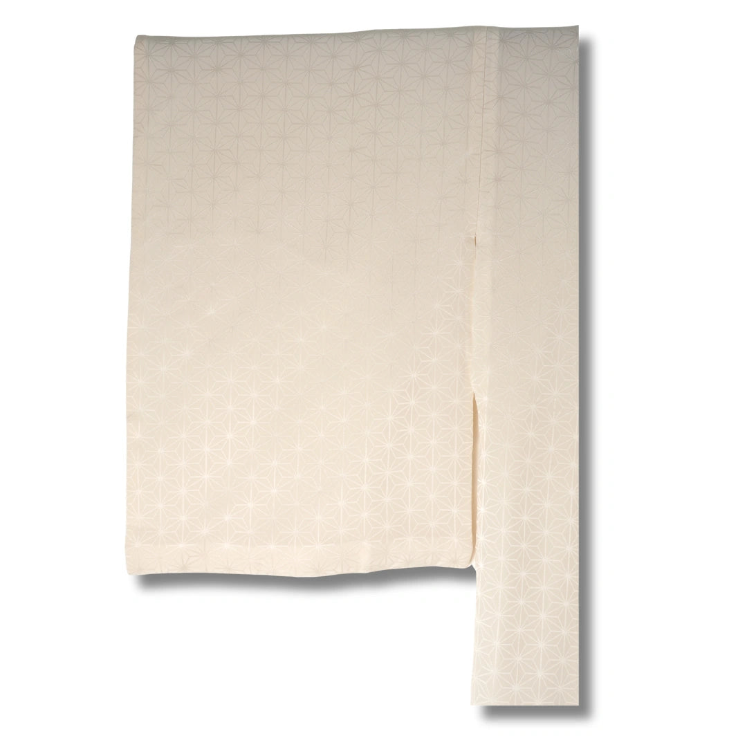 Vintage Damen Naga Juban creme mit Asanoha