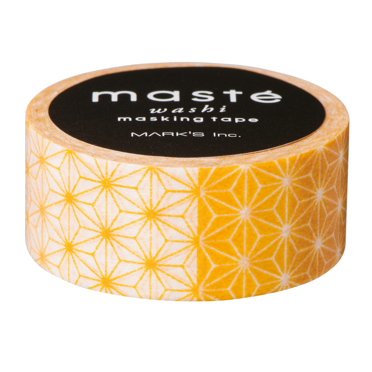 Washi Tape gelbes Asanoha Muster