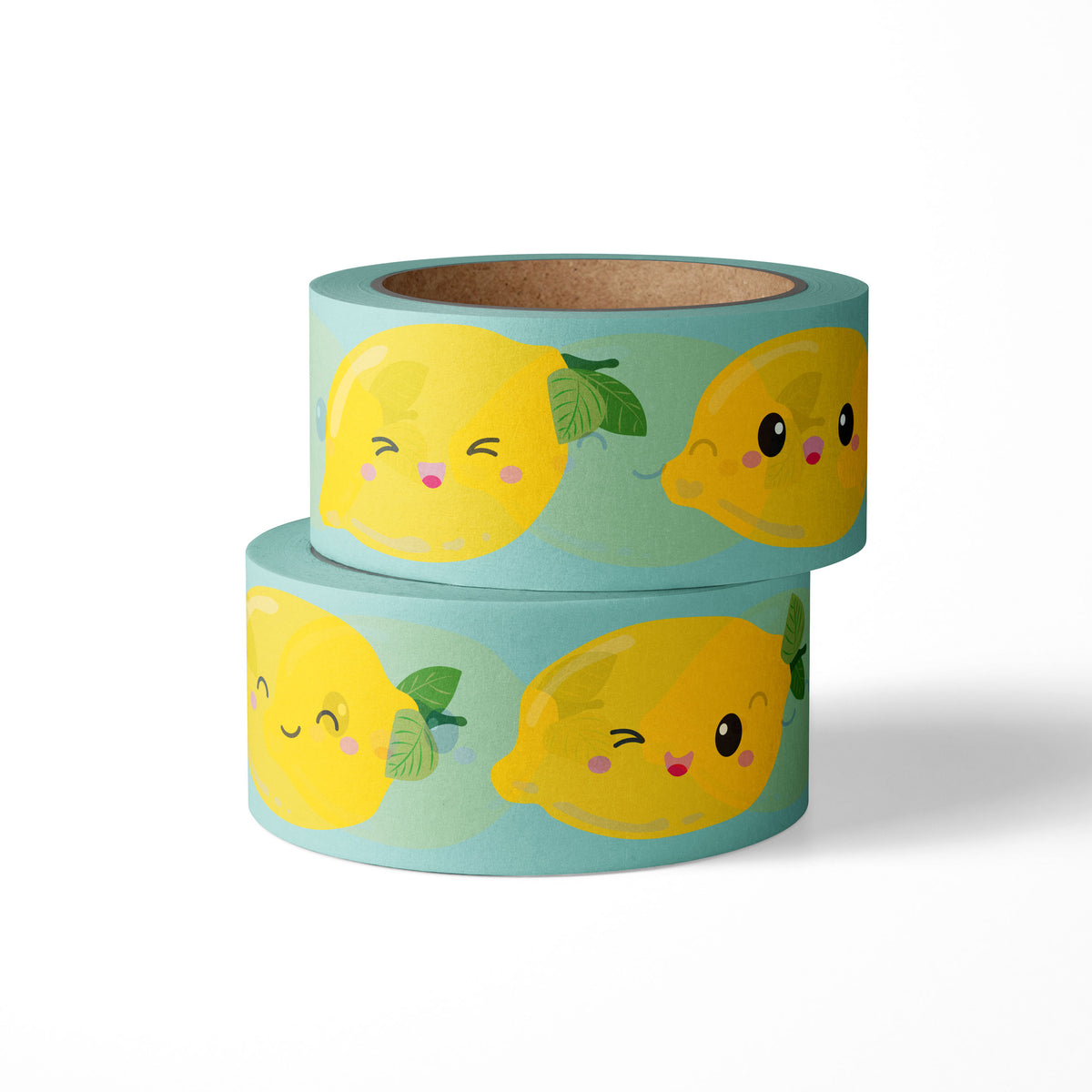 2 Washi Tape Rollen Zitronen #farbe_Zitrone