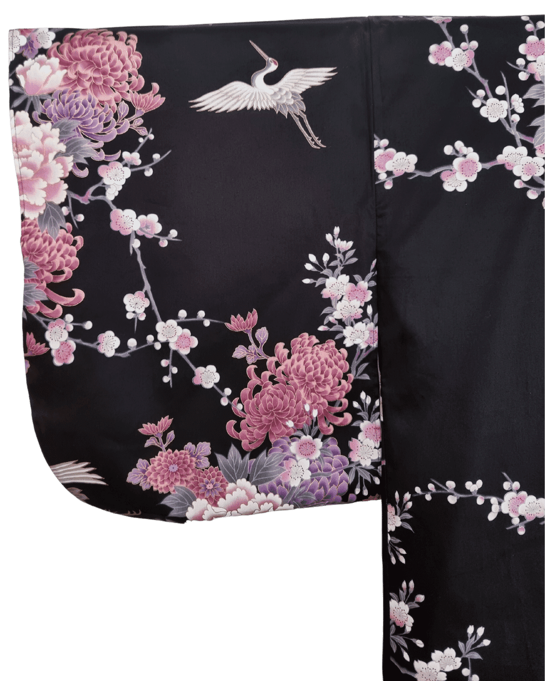 Damen Yukata Pfingstrosen und Kranich