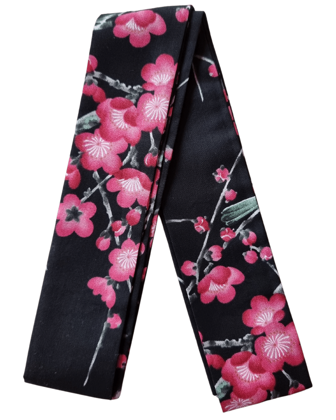 Yukata Damen Schwarz Ume inkl. Obi