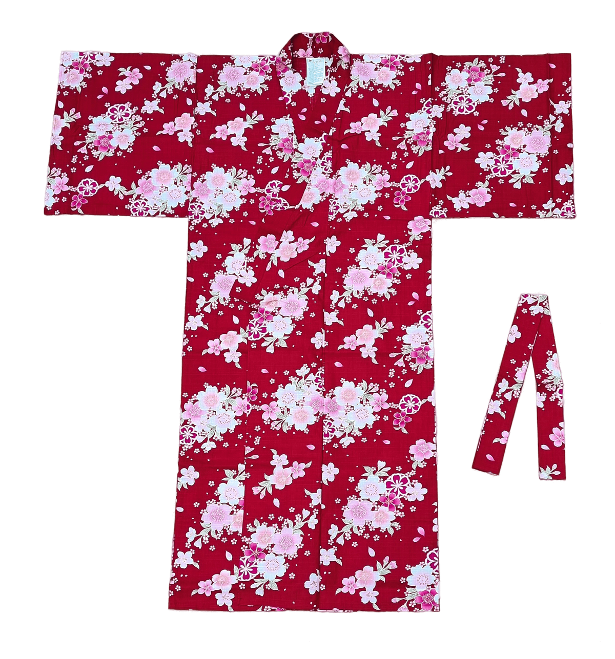 Kinder Yukata Kimono Sakura rot 110-152