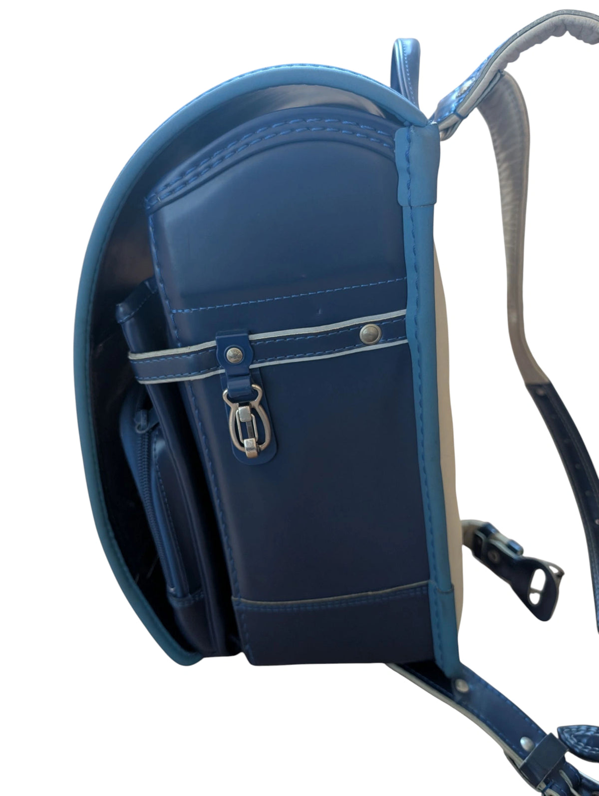 blauer vintage  - japanischer Schulrucksack randoseru #farbe_Blau
