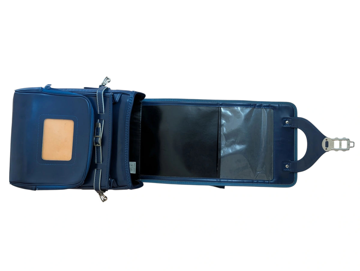 blauer vintage  - japanischer Schulrucksack randoseru #farbe_Blau