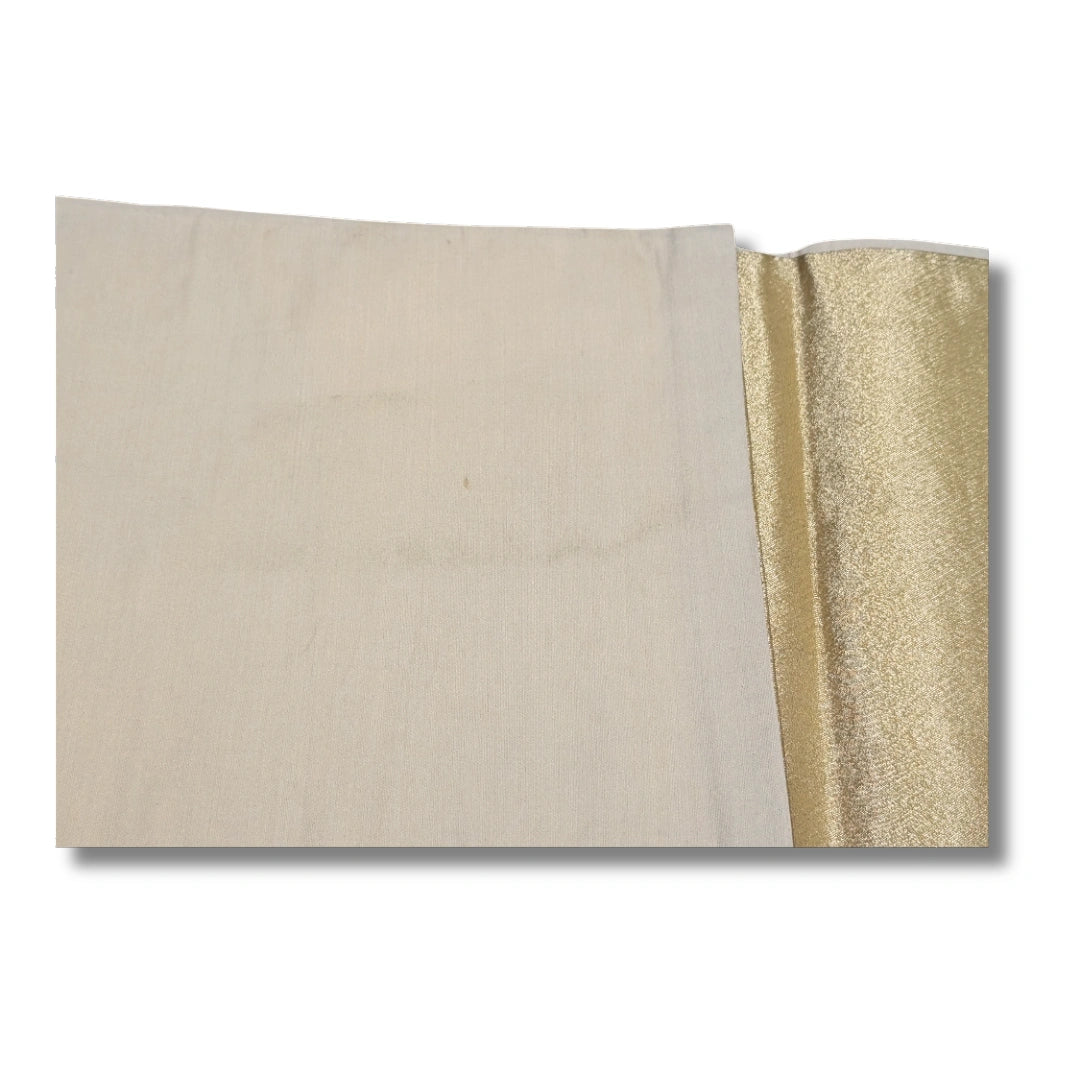 Vintage Fukuro Obi Gold mit Kranichen