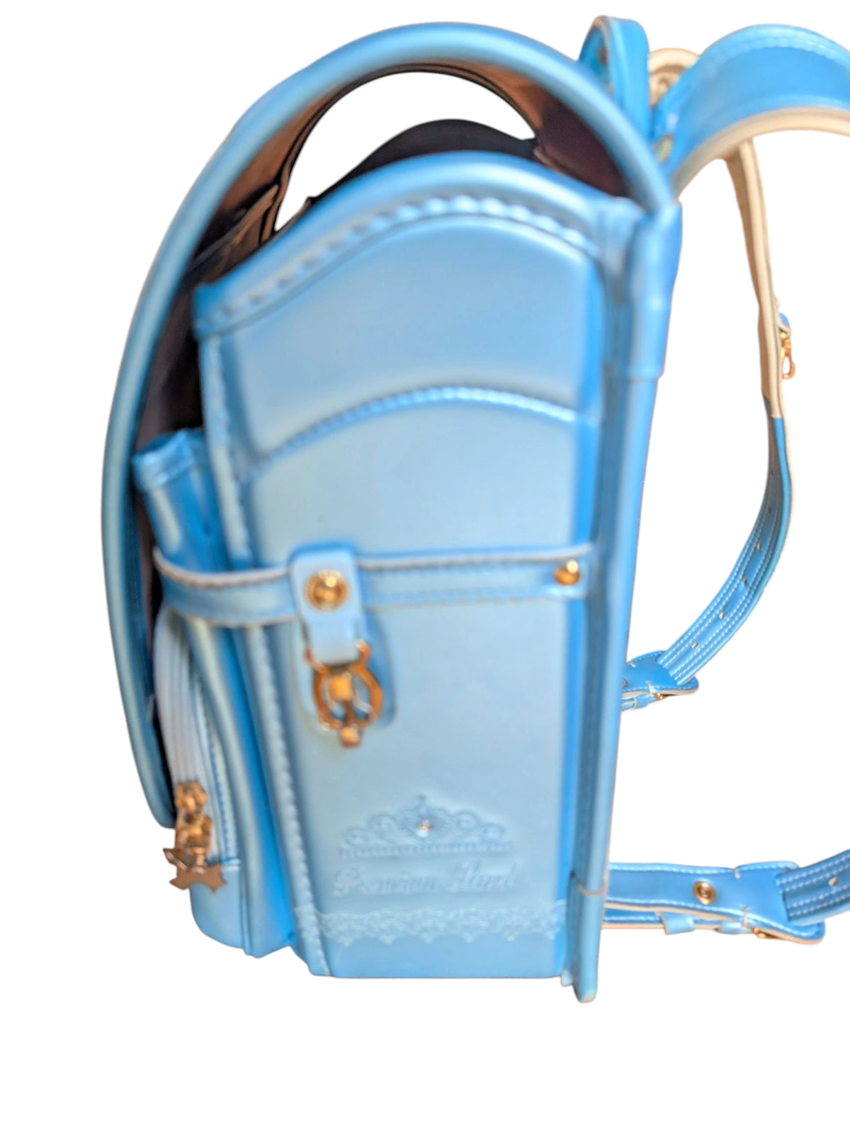 vintage  - japanischer Rucksack randoseru hellblau #farbe_Hellblau