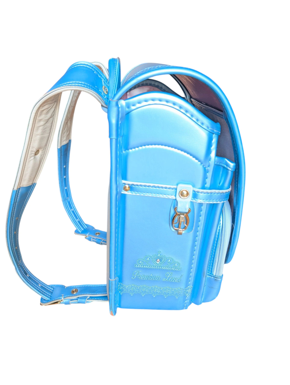 vintage  - japanischer Rucksack randoseru hellblau #farbe_Hellblau