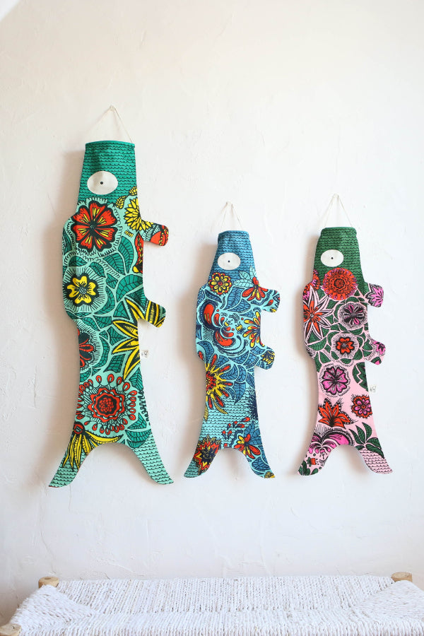 Koinobori Größe S Blue Blossom #farbe_Blumen