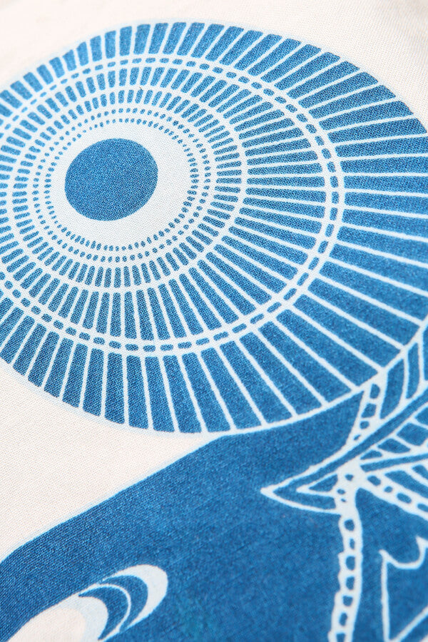 Koinobori Größe M Ôshiro in Blau Detail #farbe_Blau