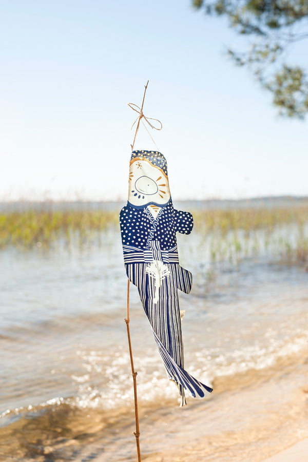 Koinobori Windsack Kimono Herren am See #farbe_Kimono Herren