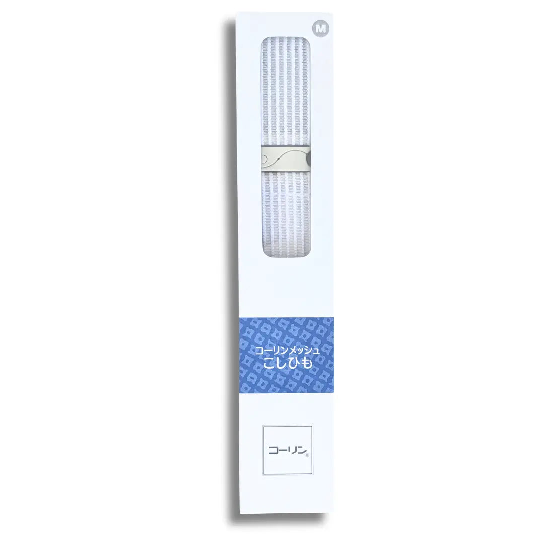 Elastischer Koshi Himo in Weiß Größe M