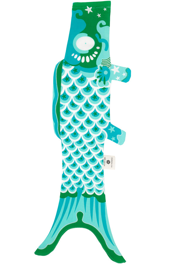 Grüner Koinobori #farbe_türkis