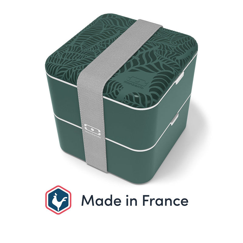 monbento Square Bento Box Jungel seitlich #farbe_Dschungel