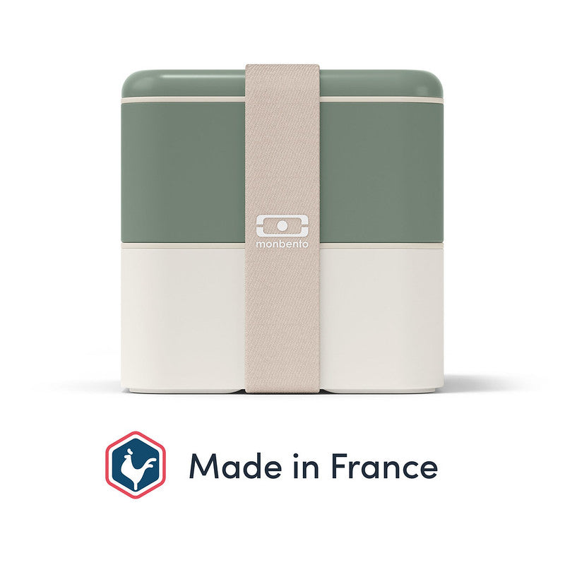 monbento Square Bento Box Grün frontal #farbe_Grün