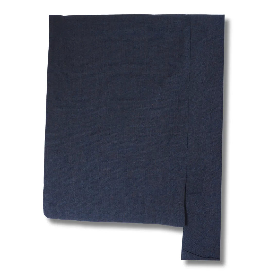 Ärmelansicht des blaugrauen Herren-Kimono mit strukturiertem Gewebe