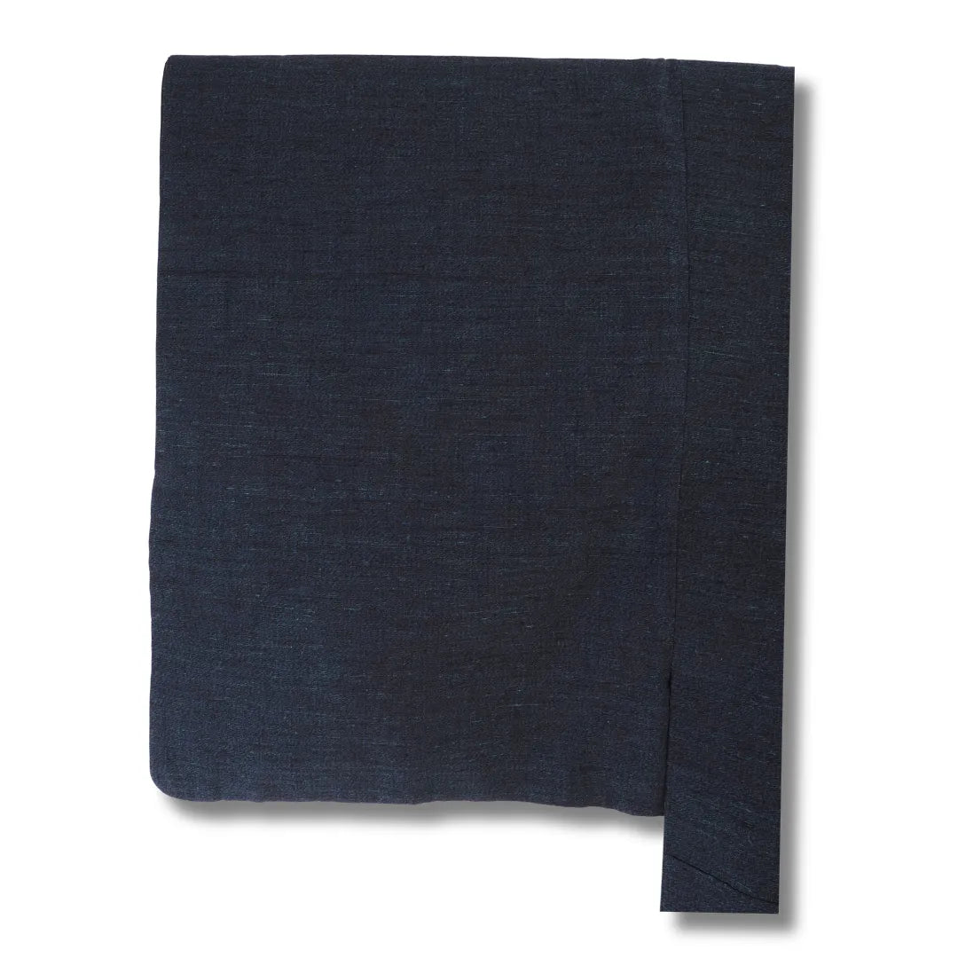 Ärmelansicht des dunkelblauen Herren-Kimono