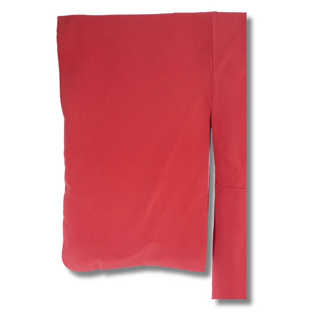 Ärmelansicht des dunkelrosa Homongi-Kimono