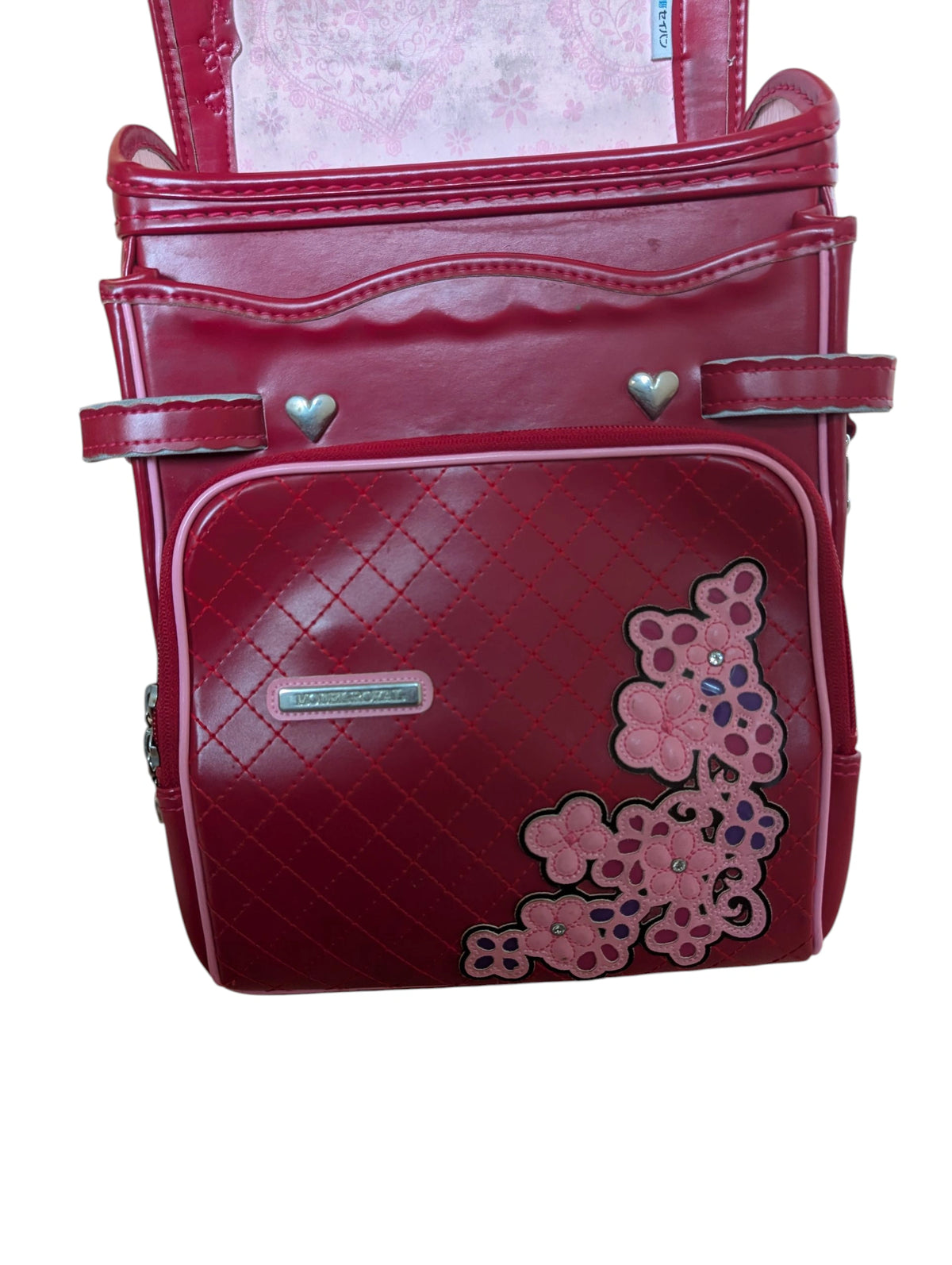rot vintage - japanischer Schulrucksack randoseru #farbe_Rot