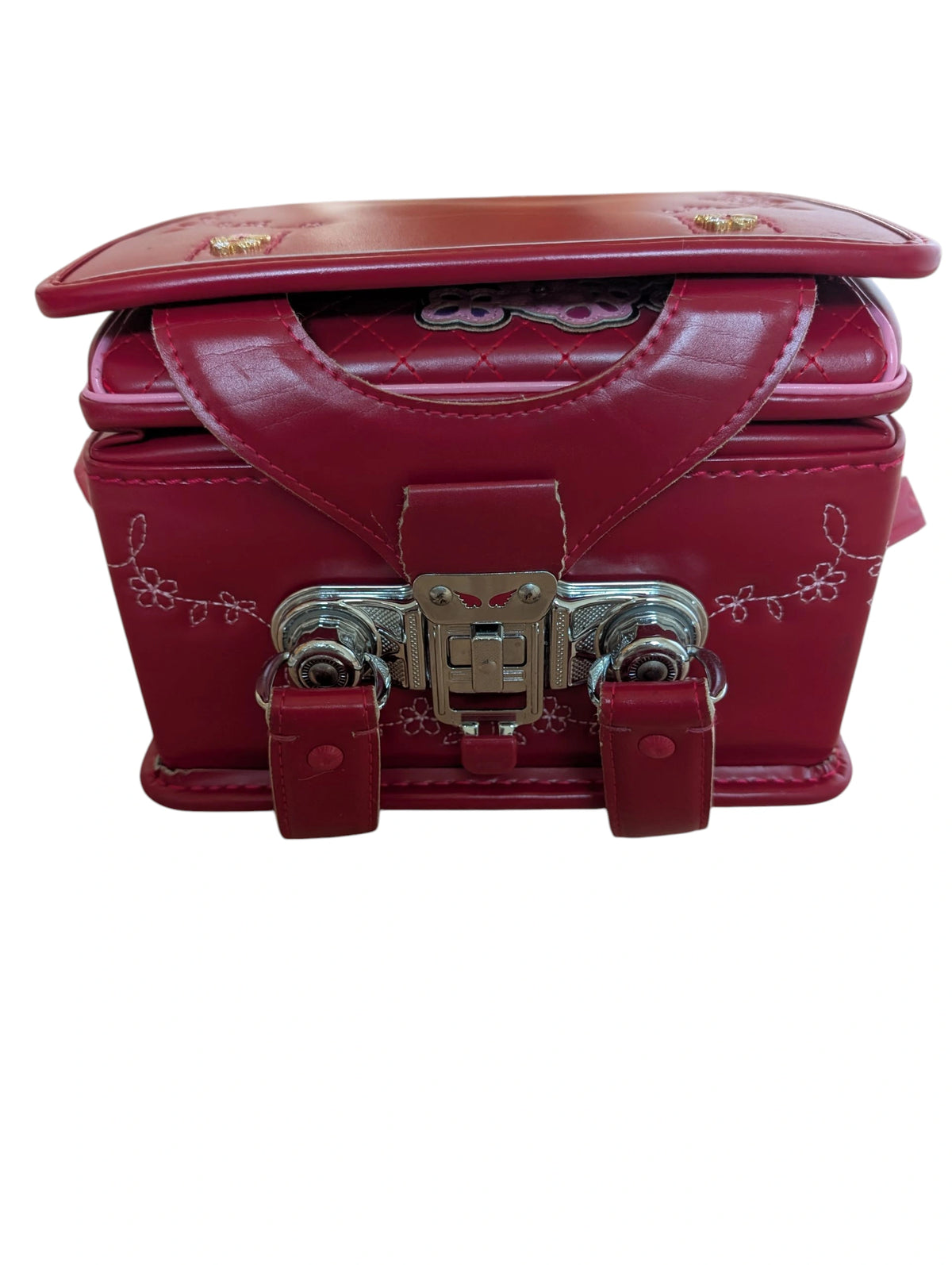 rot vintage - japanischer Schulrucksack randoseru #farbe_Rot