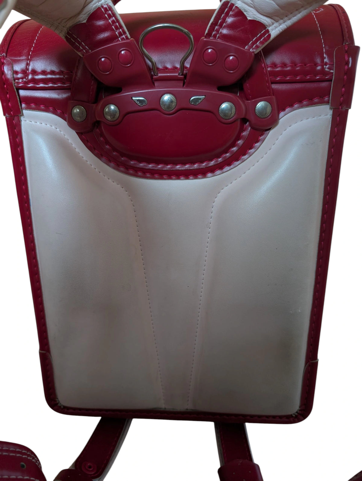 rot vintage - japanischer Schulrucksack randoseru #farbe_Rot