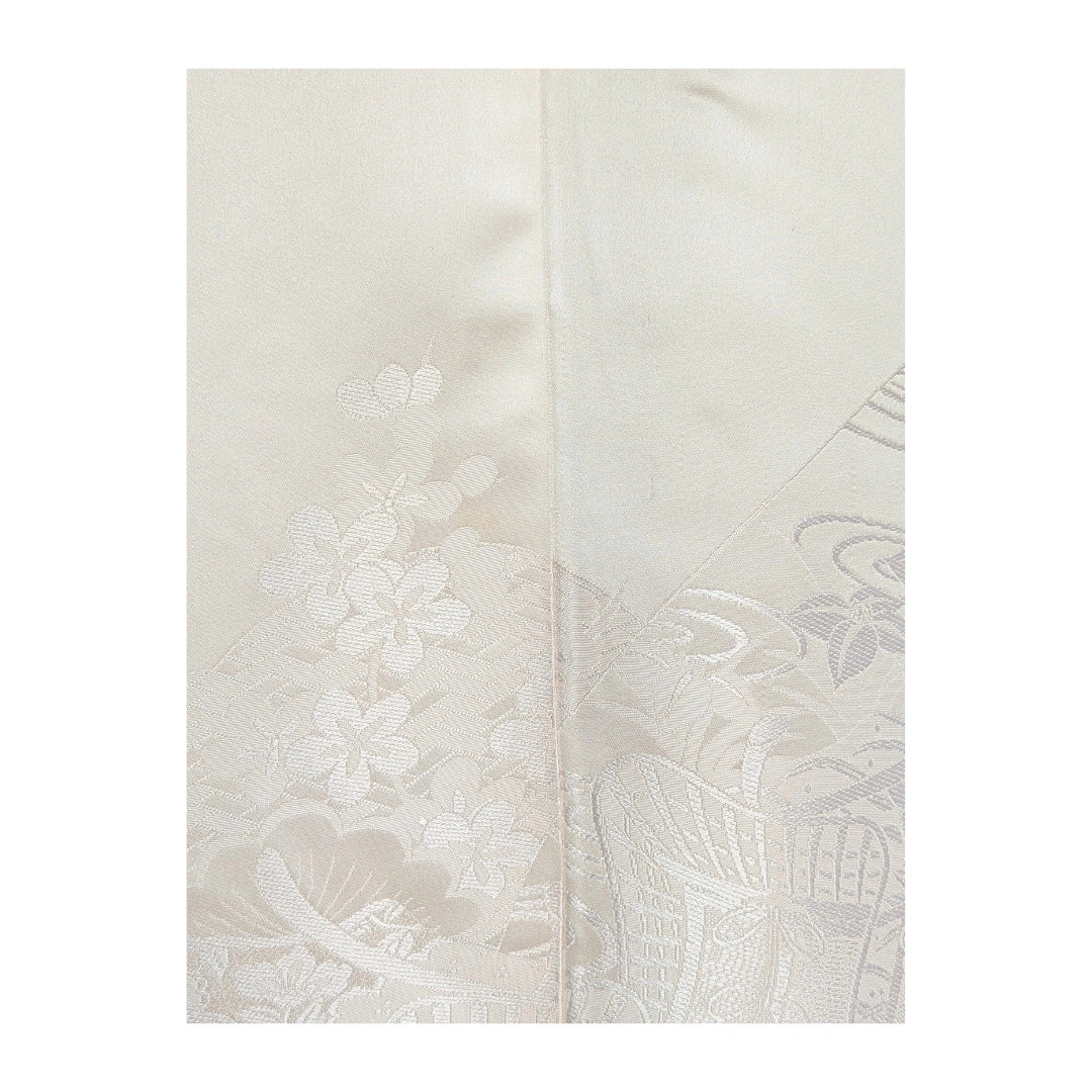 Vintage Iro-Uchikake Kimono weiß