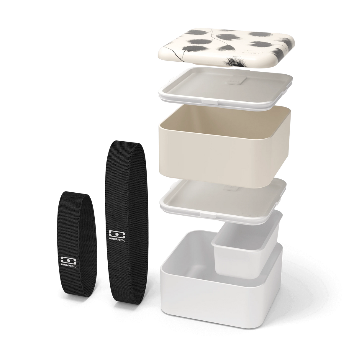 monbento MB Square graphic Plume Bento Box 1,7l #farbe_Plume