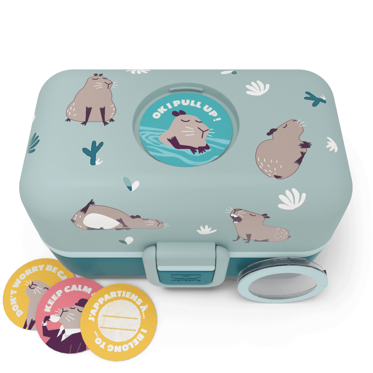 Monbento Tresor Bento Box für Kinder Capybara Meerschweinchen #farbe_Meerschweinchen