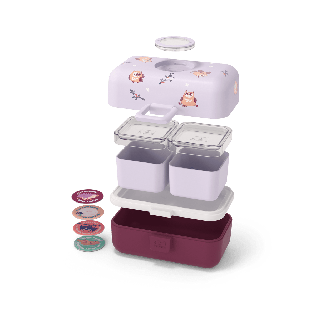 Monbento Tresor Bento Box für Kinder Eule #farbe_Eule
