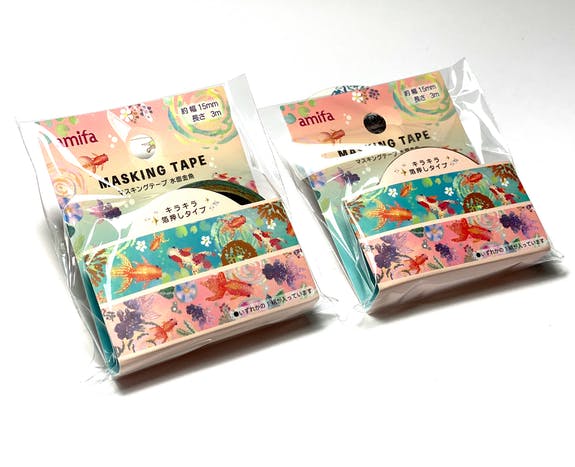 2 Washi Tape Rollen Goldfische #farbe_Goldfisch