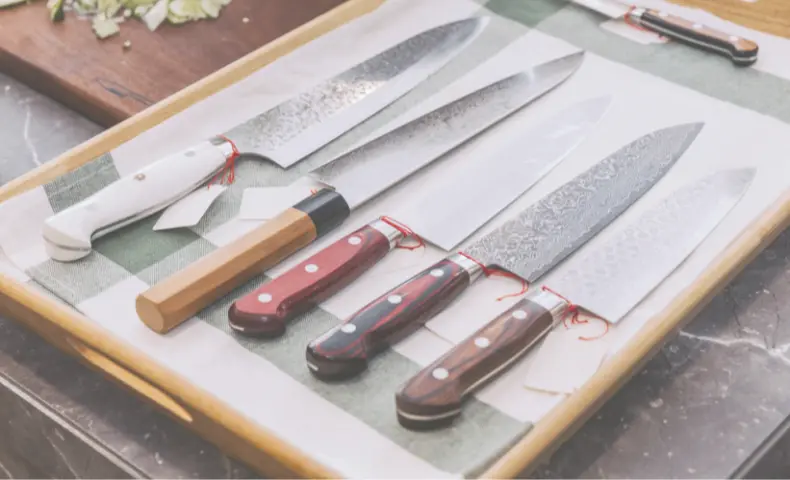 5 japanische Messer
